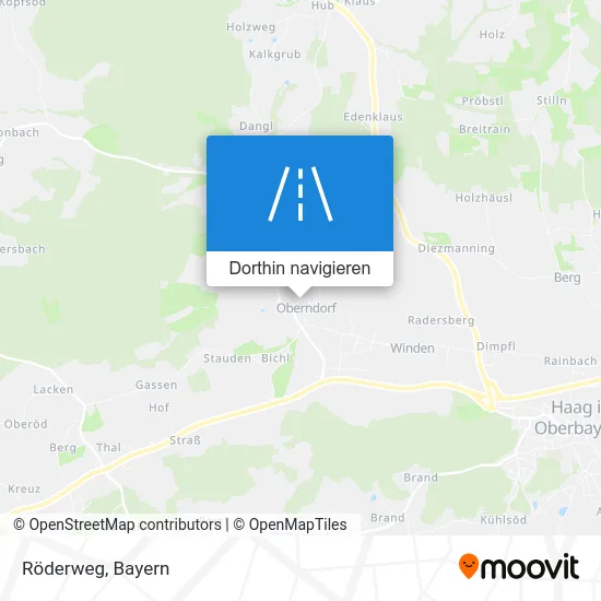 Röderweg Karte