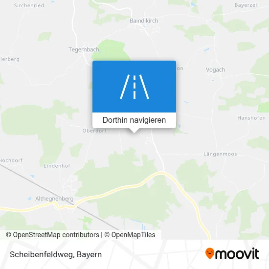 Scheibenfeldweg Karte