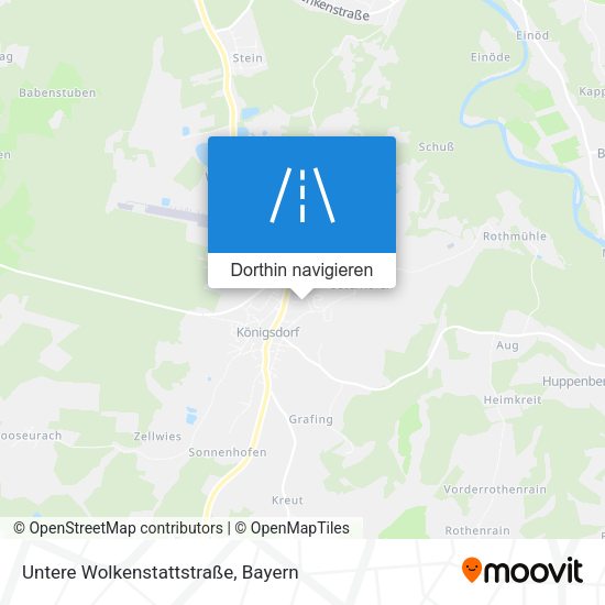 Untere Wolkenstattstraße Karte