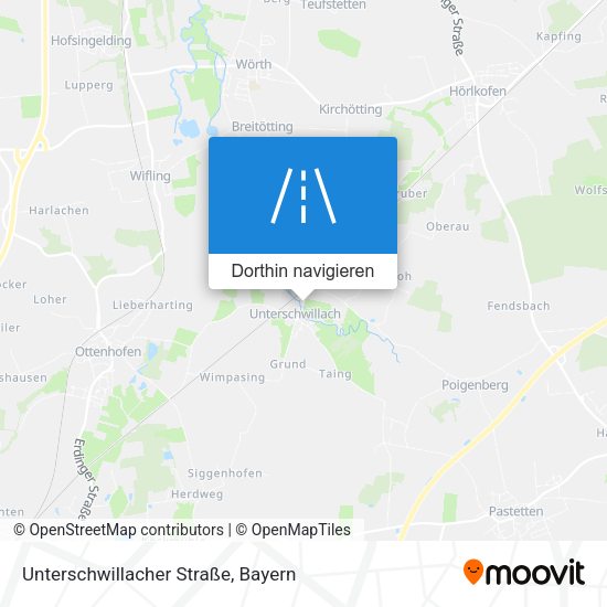 Unterschwillacher Straße Karte