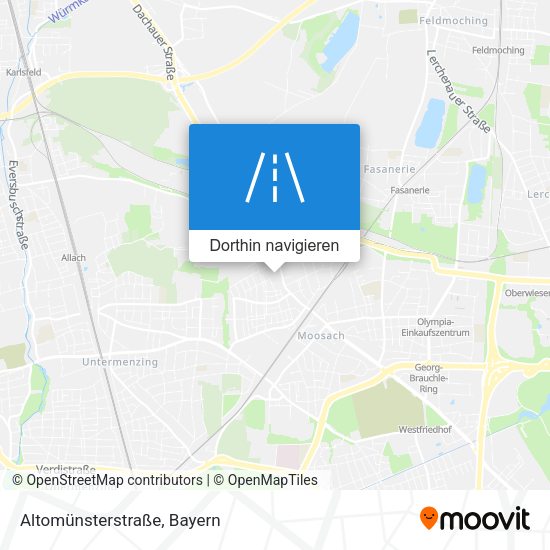 Altomünsterstraße Karte