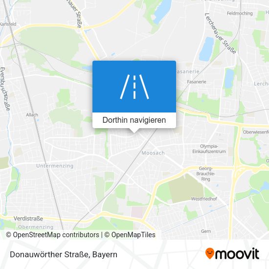 Donauwörther Straße Karte