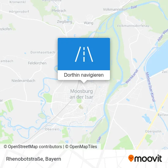 Rhenobotstraße Karte