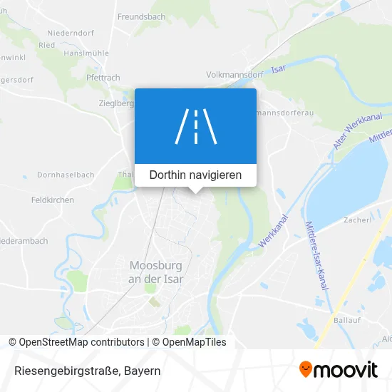 Riesengebirgstraße Karte