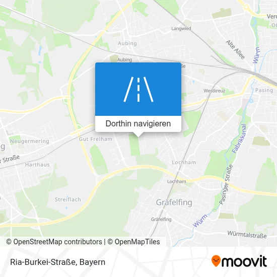 Ria-Burkei-Straße Karte