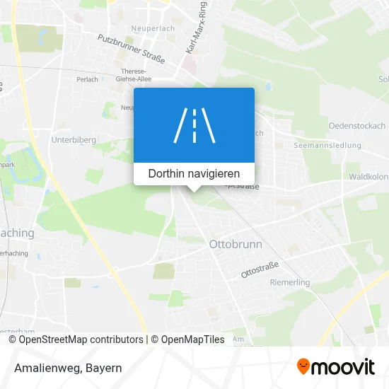 Amalienweg Karte