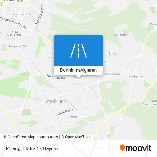 Rheingoldstraße Karte