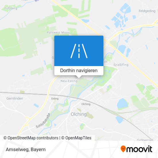 Amselweg Karte