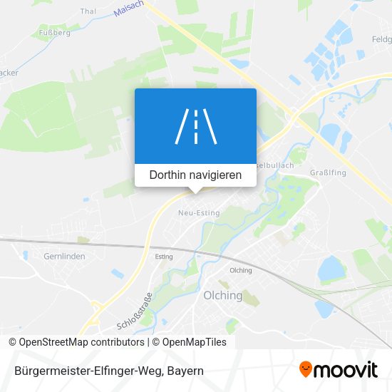 Bürgermeister-Elfinger-Weg Karte