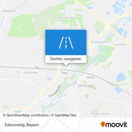 Edisonweg Karte