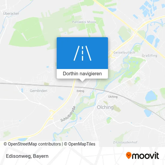 Edisonweg Karte