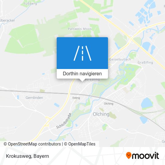 Krokusweg Karte