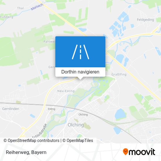 Reiherweg Karte