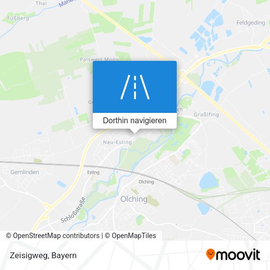 Zeisigweg Karte