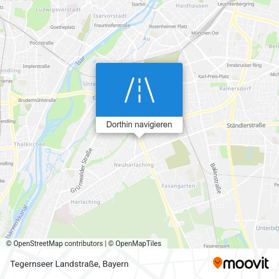 Tegernseer Landstraße Karte