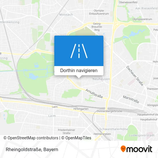 Rheingoldstraße Karte