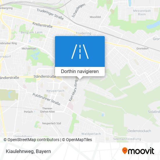 Kiaulehnweg Karte