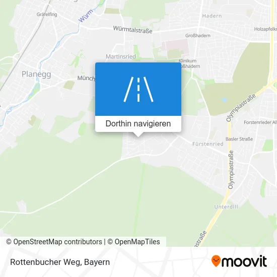 Rottenbucher Weg Karte