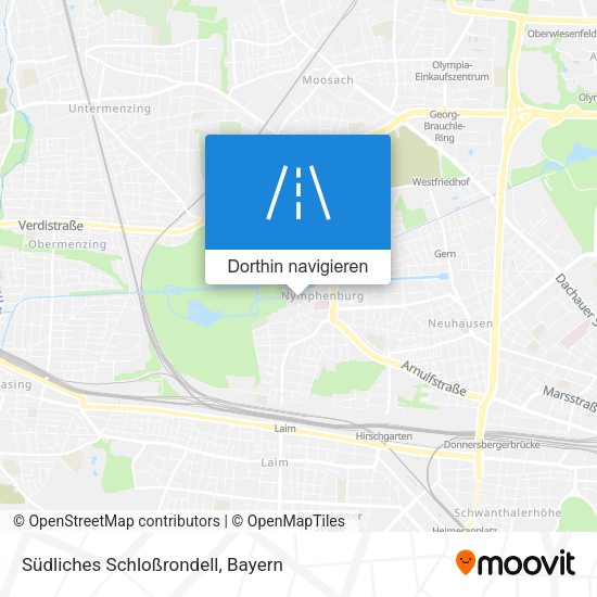 Südliches Schloßrondell Karte