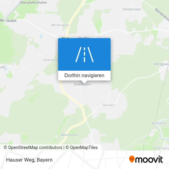 Hauser Weg Karte