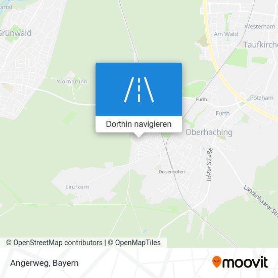 Angerweg Karte