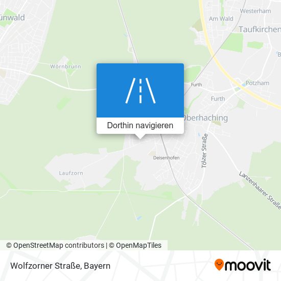 Wolfzorner Straße Karte