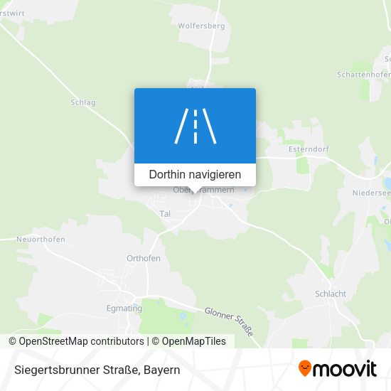 Siegertsbrunner Straße Karte