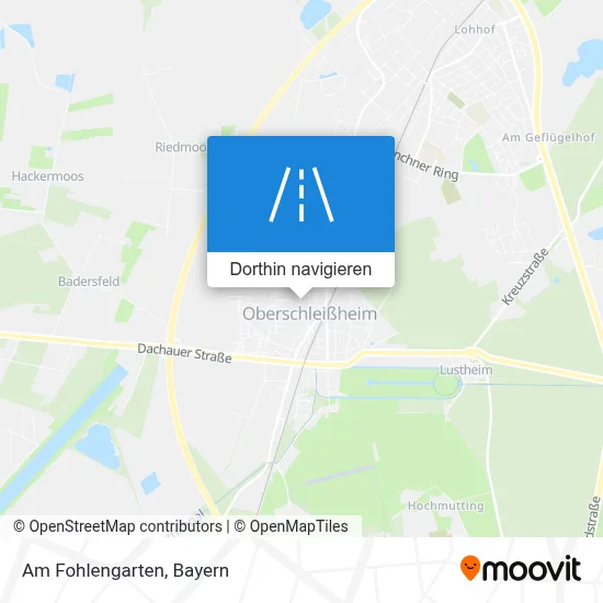 Am Fohlengarten Karte