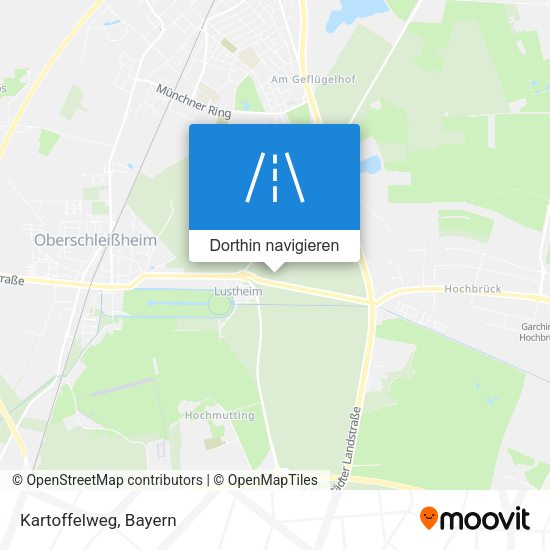 Kartoffelweg Karte