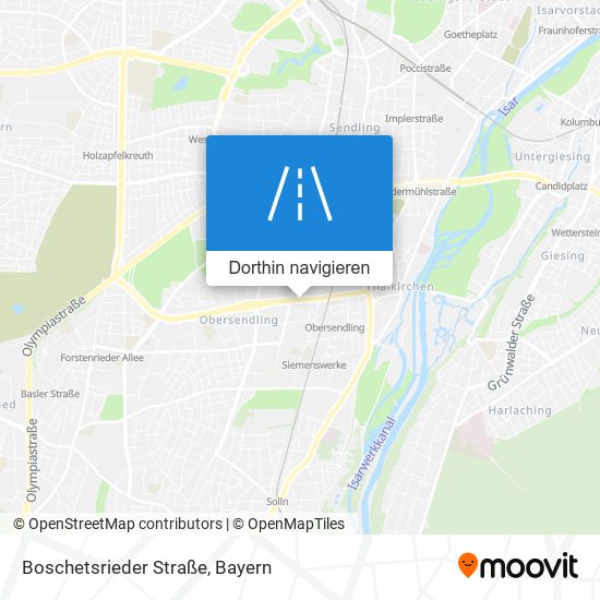 Wie Komme Ich Zu Der Boschetsrieder Strasse In Obersendling Mit Der U Bahn Dem Bus Der Bahn Der Strassenbahn Oder Der S Bahn Moovit