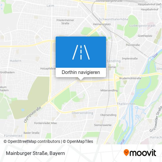 Mainburger Straße Karte