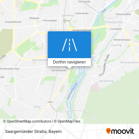 Saargemünder Straße Karte