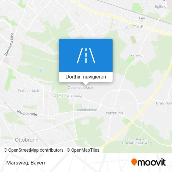 Marsweg Karte