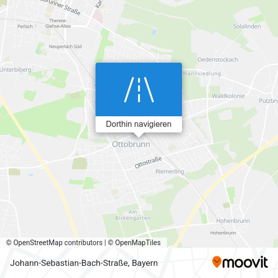 Johann-Sebastian-Bach-Straße Karte