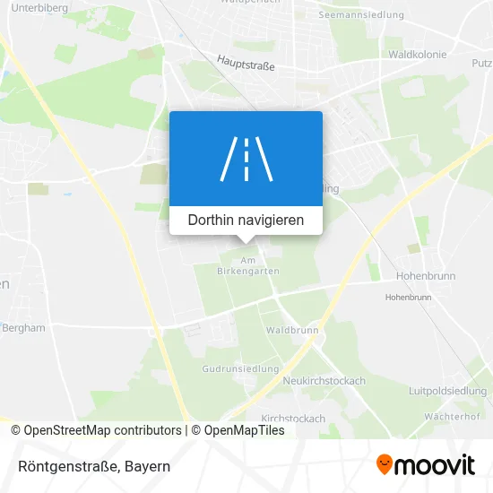 Röntgenstraße Karte