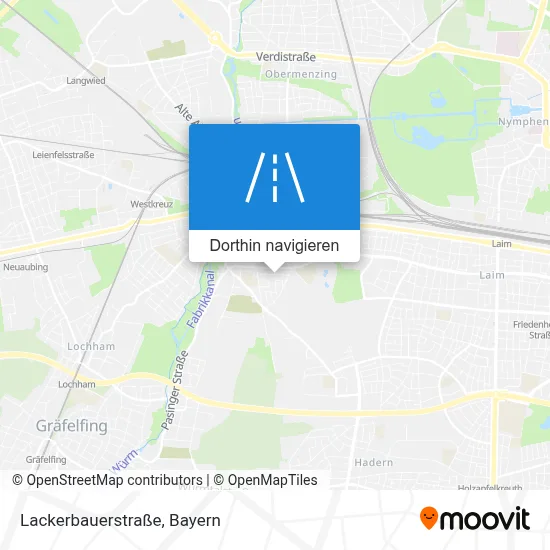 Lackerbauerstraße Karte
