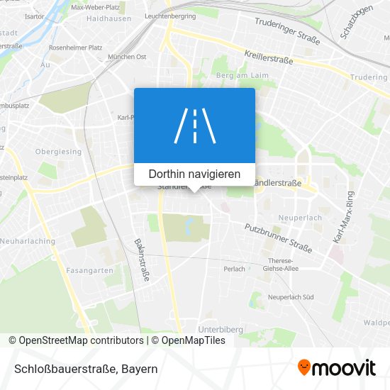 Schloßbauerstraße Karte