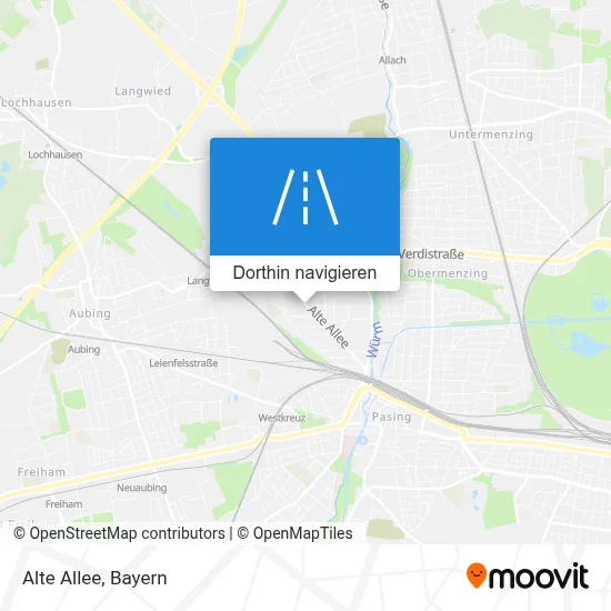 Alte Allee Karte