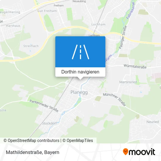 Mathildenstraße Karte