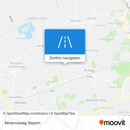 Minervaweg Karte