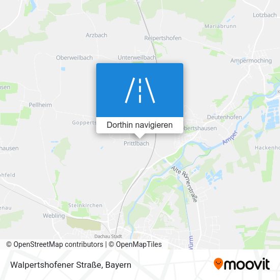 Walpertshofener Straße Karte