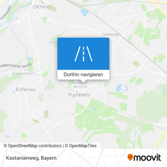 Kastanienweg Karte