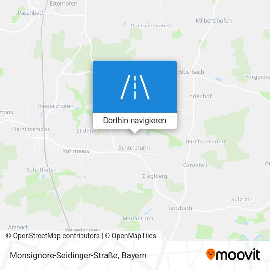 Monsignore-Seidinger-Straße Karte