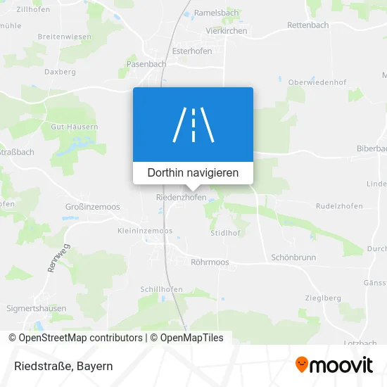 Riedstraße Karte
