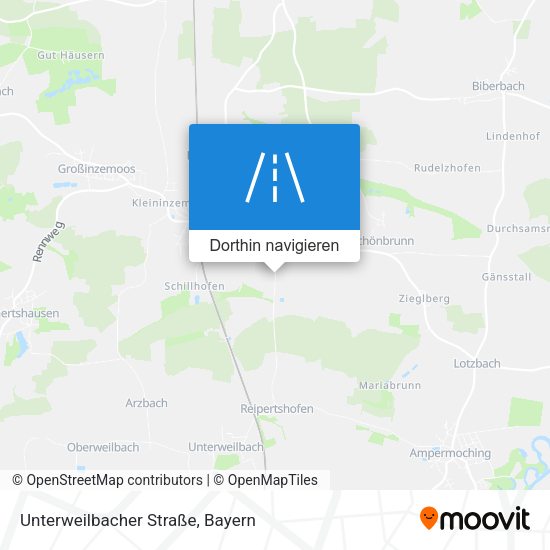 Unterweilbacher Straße Karte