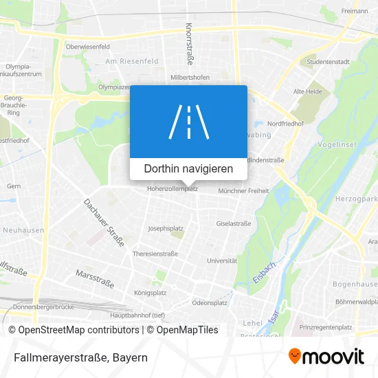 Fallmerayerstraße Karte