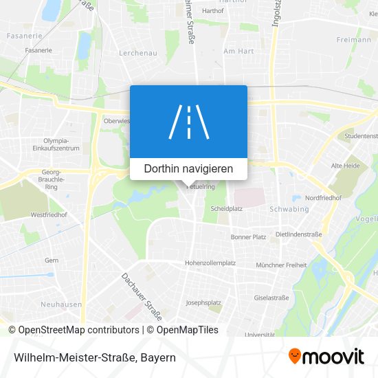 Wilhelm-Meister-Straße Karte