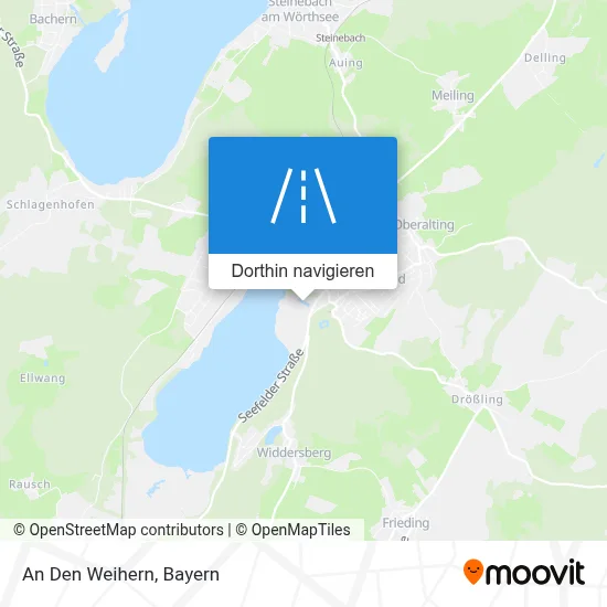 An Den Weihern Karte