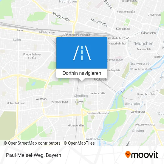 Paul-Meisel-Weg Karte