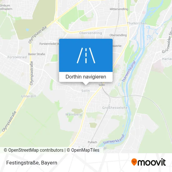 Festingstraße Karte